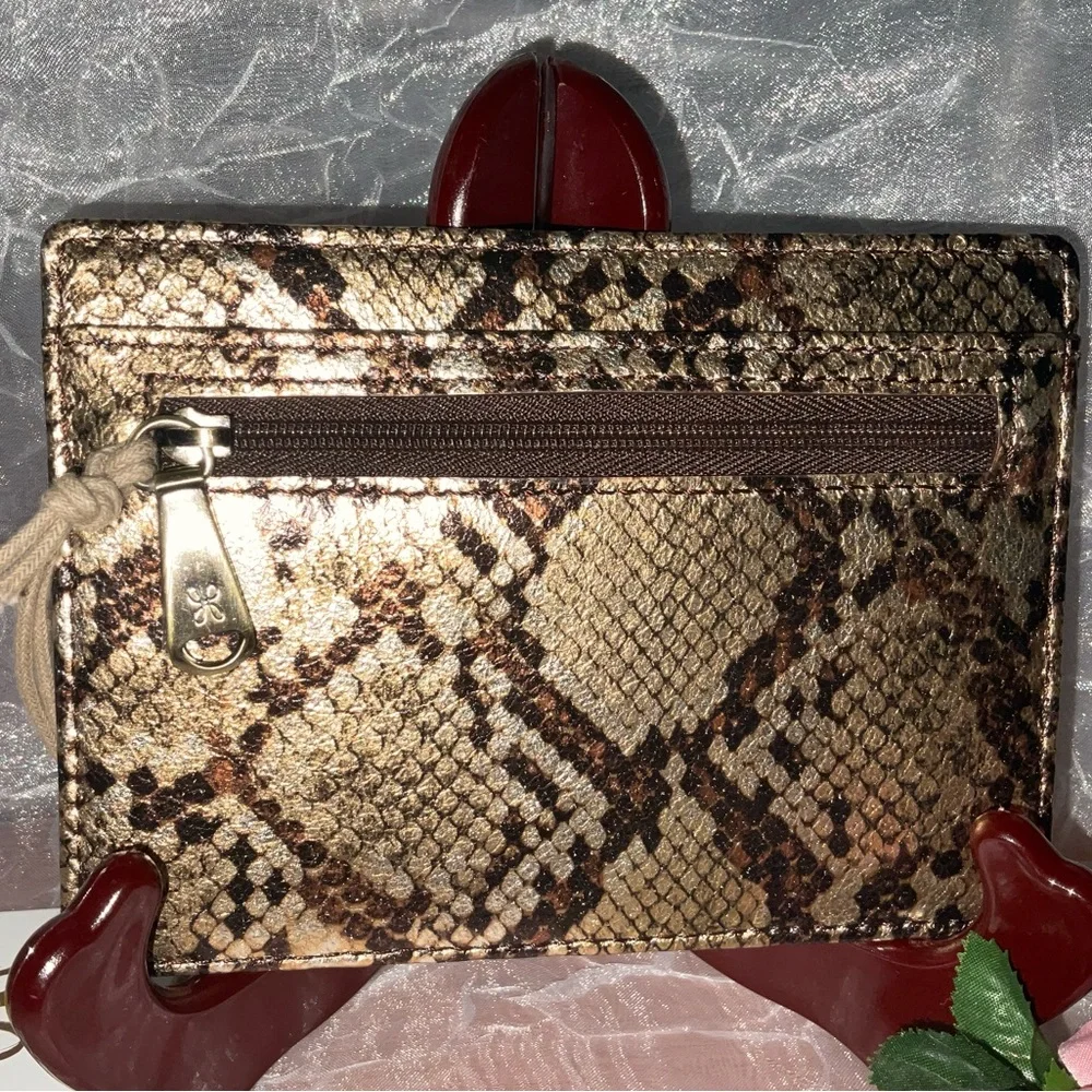 Wallet, Hobo Golden Snake Euro Slide, NWT - Picture 2 of 7